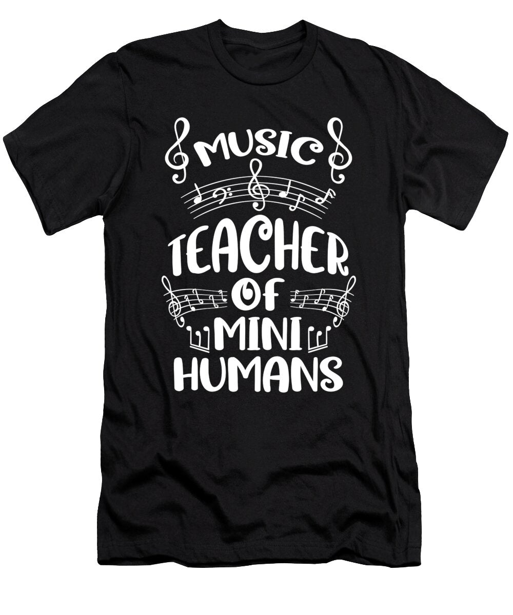 School Clef Education Educator Music Teacher Crazy Squirrel T-Shirt