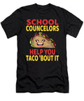 School Counselors Help You Taco Bout It Taco Lovers Graphic Ashley Osborne T-Shirt
