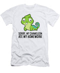 School Homework Sorry My Chameleon Ate My Homework Eq Designs T-Shirt