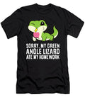 School Homework Sorry My Green Anole Lizard Ate My Homework Eq Designs T-Shirt