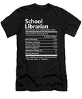 School Librarian Nutrition Factors Gift Item Shi Hu Kang T-Shirt