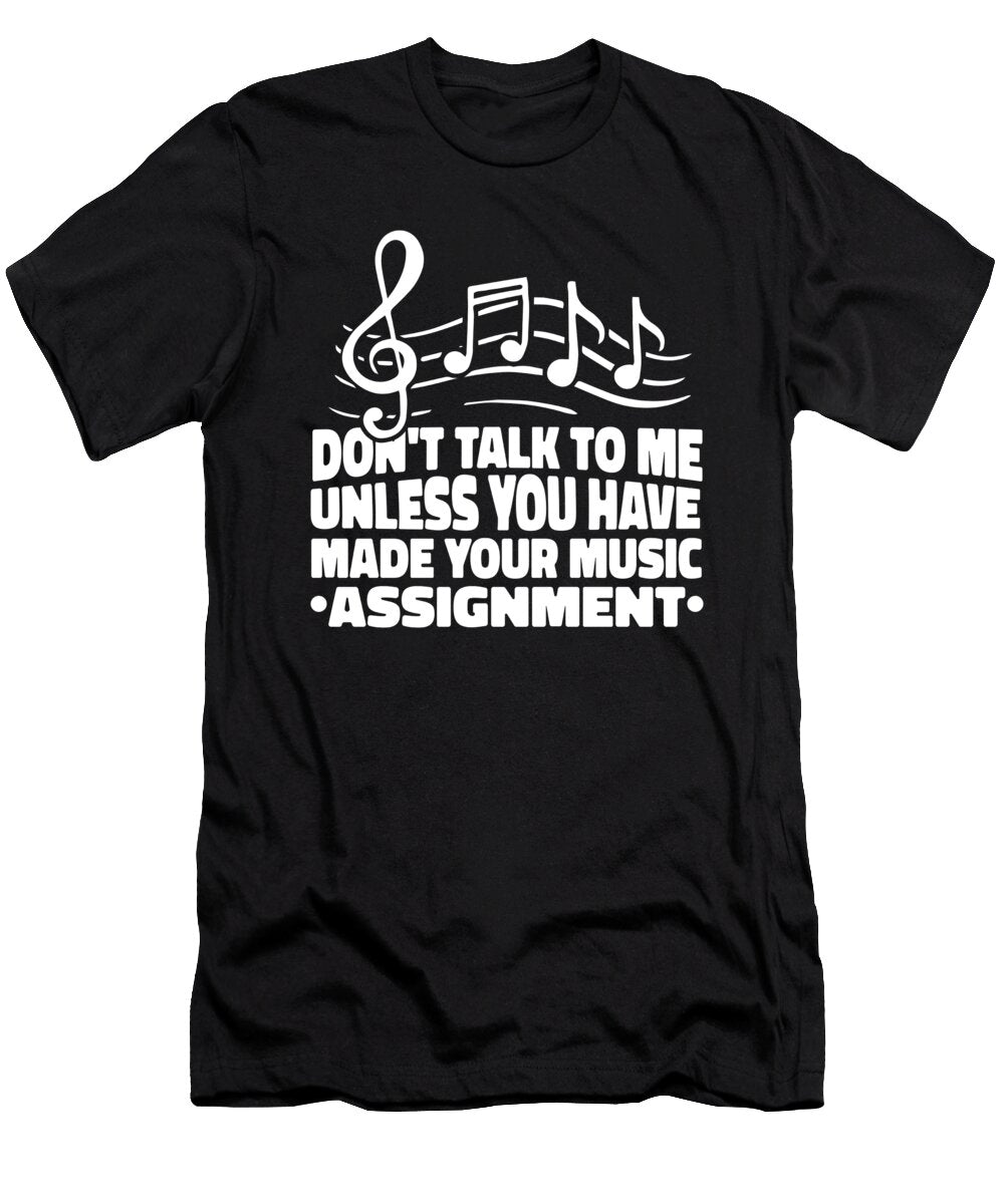 School Notes Educator Education Music Teacher Crazy Squirrel T-Shirt