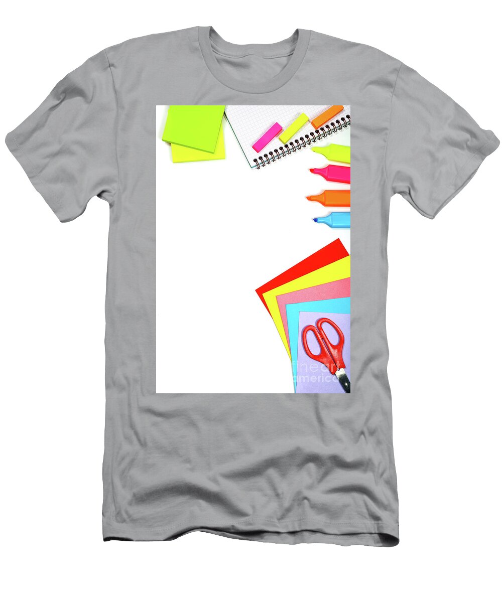 School Stationery Border Anna Omelchenko T-Shirt