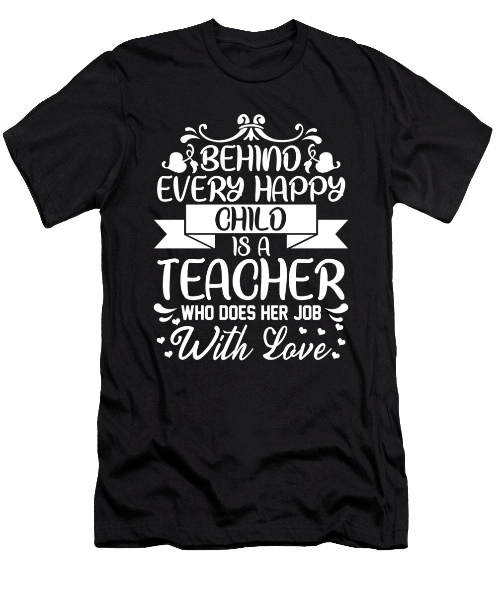 School Teacher Job with Love Educator Teaching Florian Dold Art T-Shirt