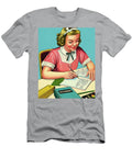 Schoolgirl Doing Homework Csa Images T-Shirt