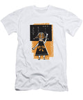 Schoolgirl Doing Math on Chalkboard Csa Images T-Shirt