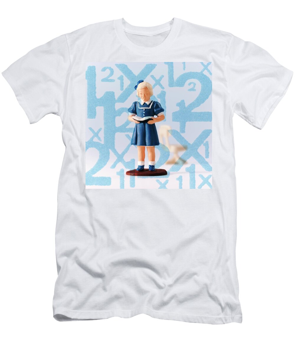 Schoolgirl Reading Csa Images T-Shirt