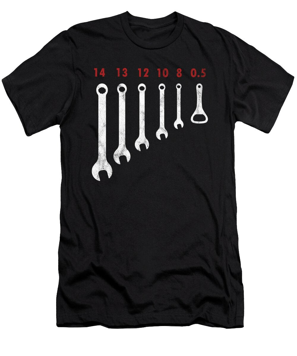 Schraubenschlssel Mechaniker Bier Schrauber Mechatroniker Gift Thomas Larch T-Shirt