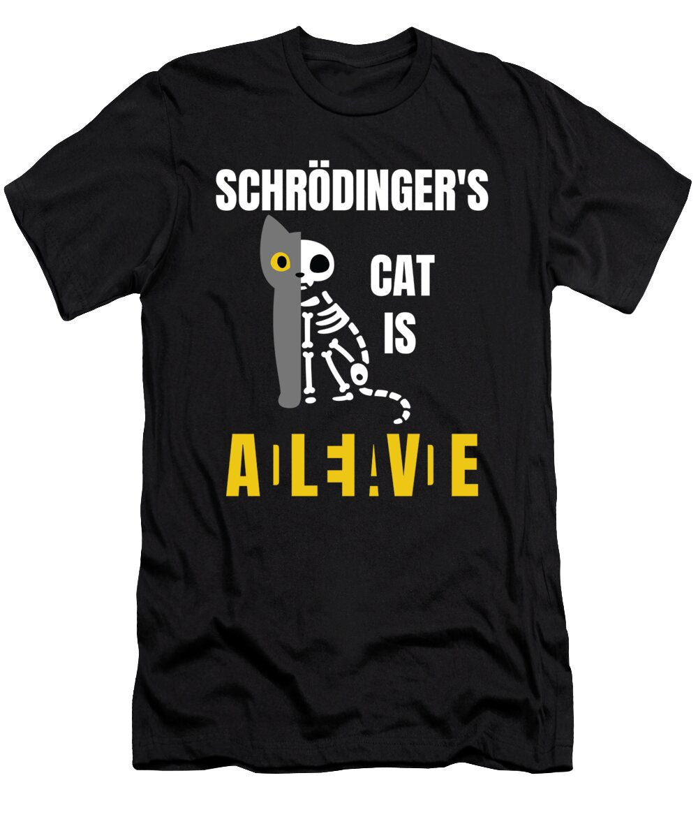 Schroedingers Cat Is Schroedingers Cat Moon T-Shirt
