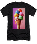 Scoops of Ice Cream Melting Garry Gay T-Shirt