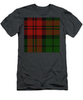Scottish Tartan Twill Pattern in Red Green and Black Tom Hill T-Shirt