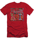Screws Nuts Bolts and Hooks on Background Michal Boubin T-Shirt