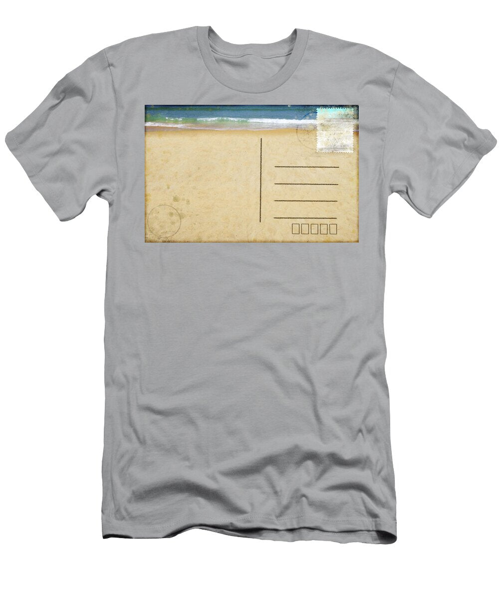 Sea Beach on Postcard Seisiri Silapasuwanchai T-Shirt