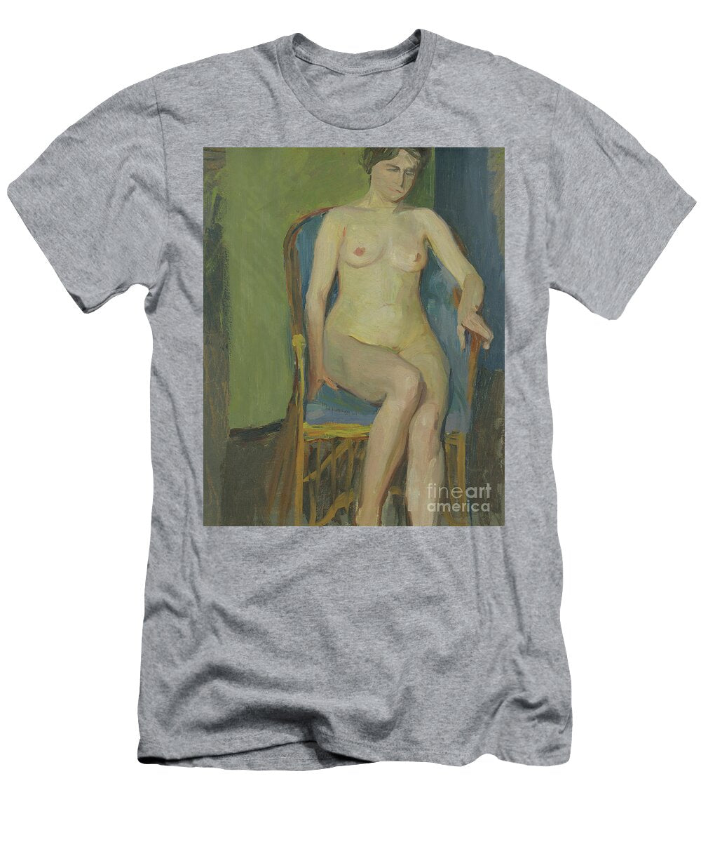 Seated Nude By Franz Nolken Franz Nolken T-Shirt