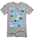 Seaview Triangles Blue Sharon Turner T-Shirt