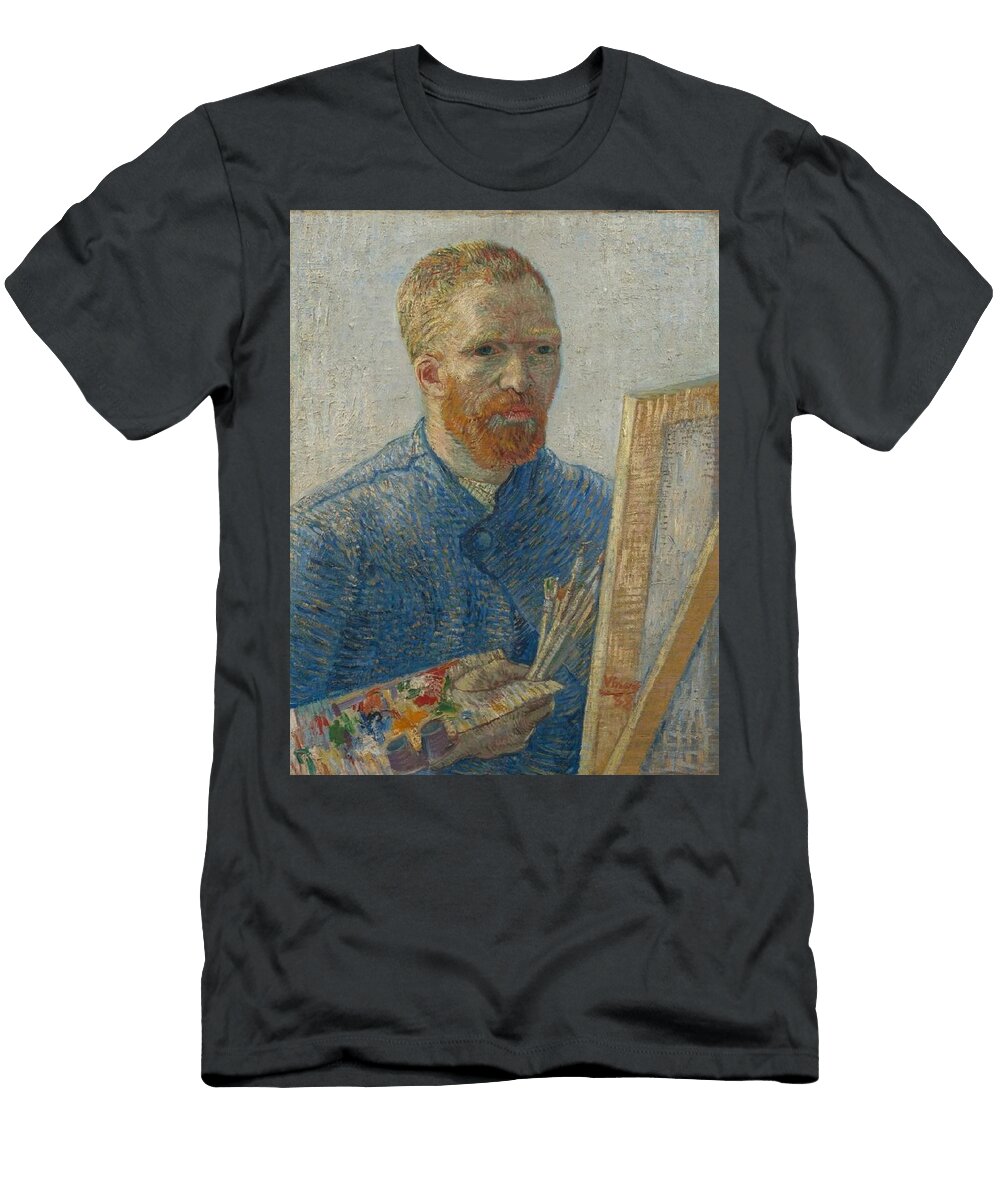 Self Portrait As a Painter 1888 Vincent Van Gogh Scott D Van Osdol T-Shirt