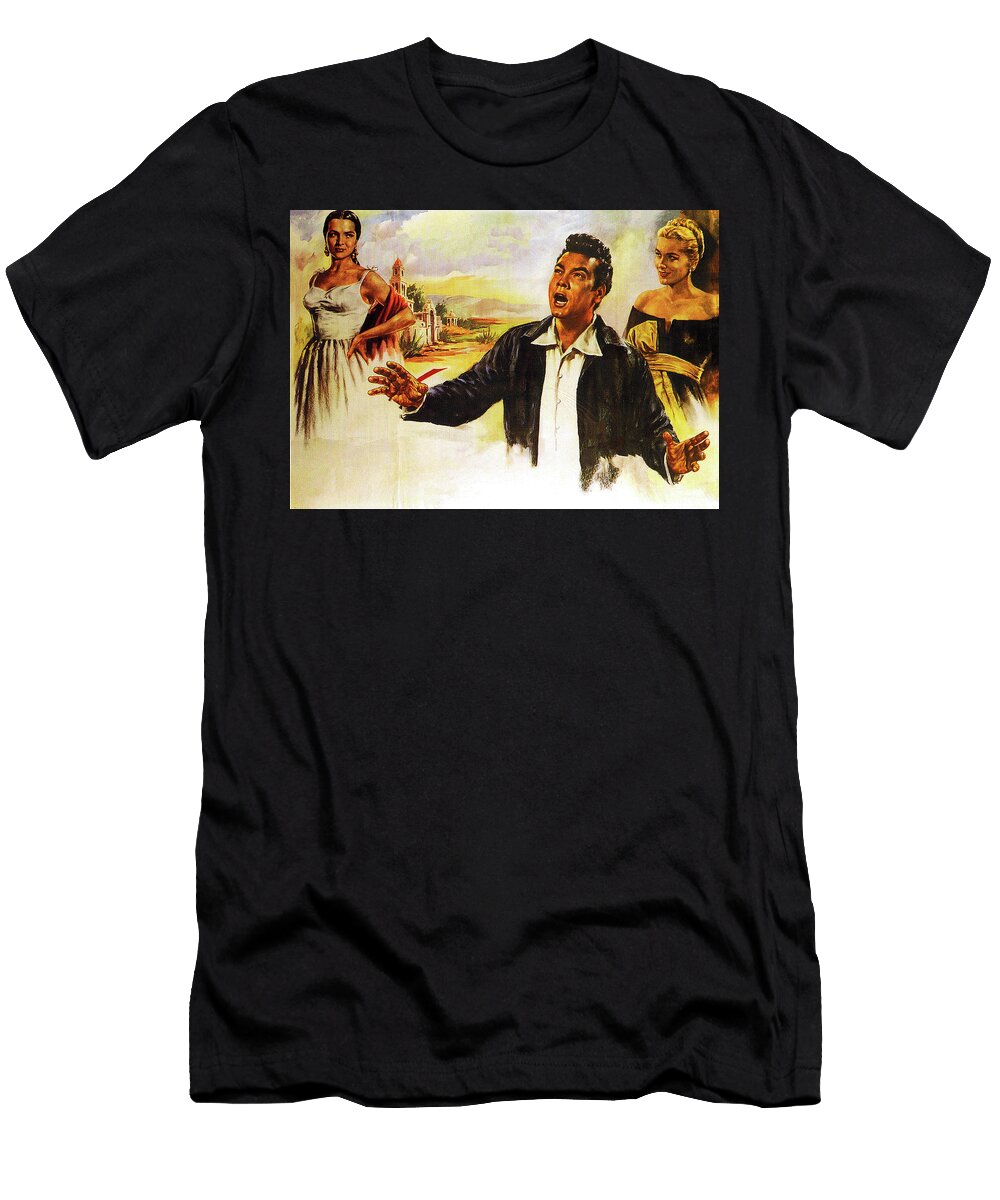 Serenade 1956 Movie Poster Painting Stars on Art T-Shirt