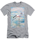 Serene Flamingo in Pastel Waters Mario Zedog T-Shirt