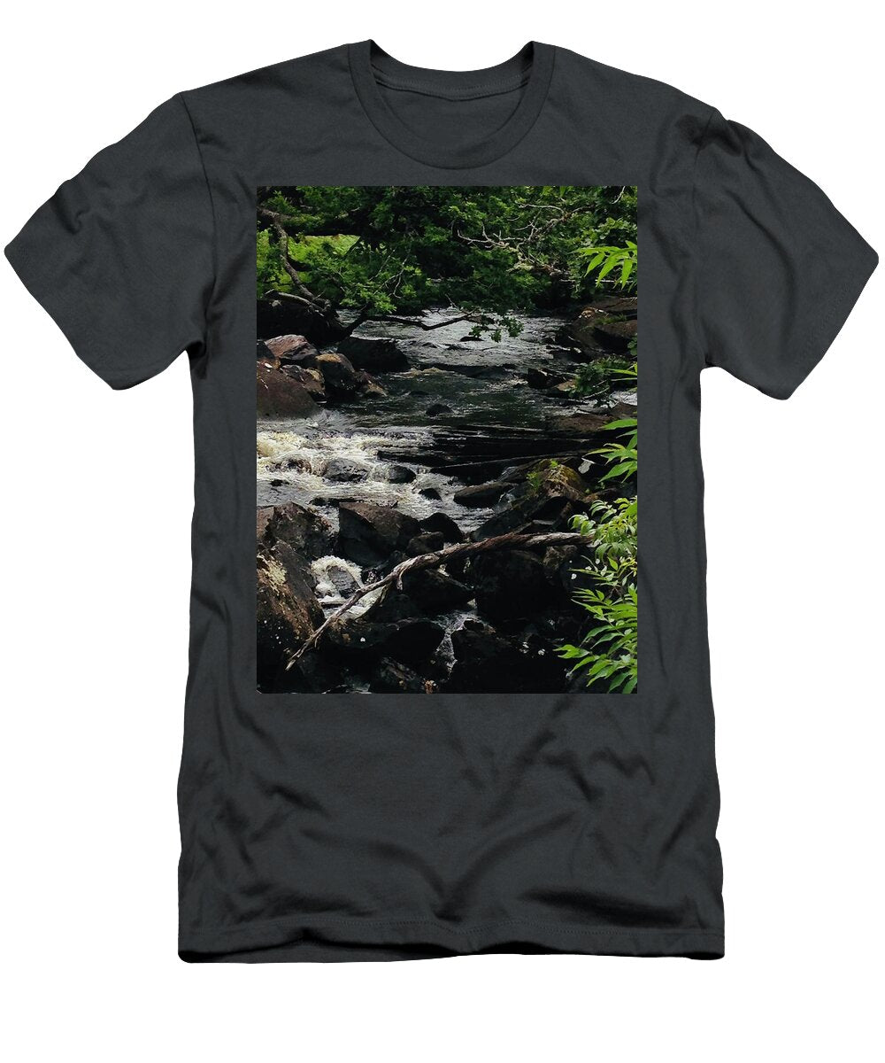 Serene Forest Stream LA Veta Kirby T-Shirt