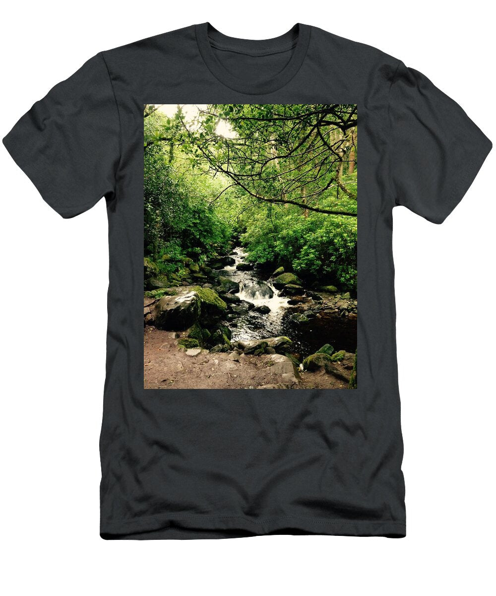 Serene Forest Stream Laveta Kirby T-Shirt