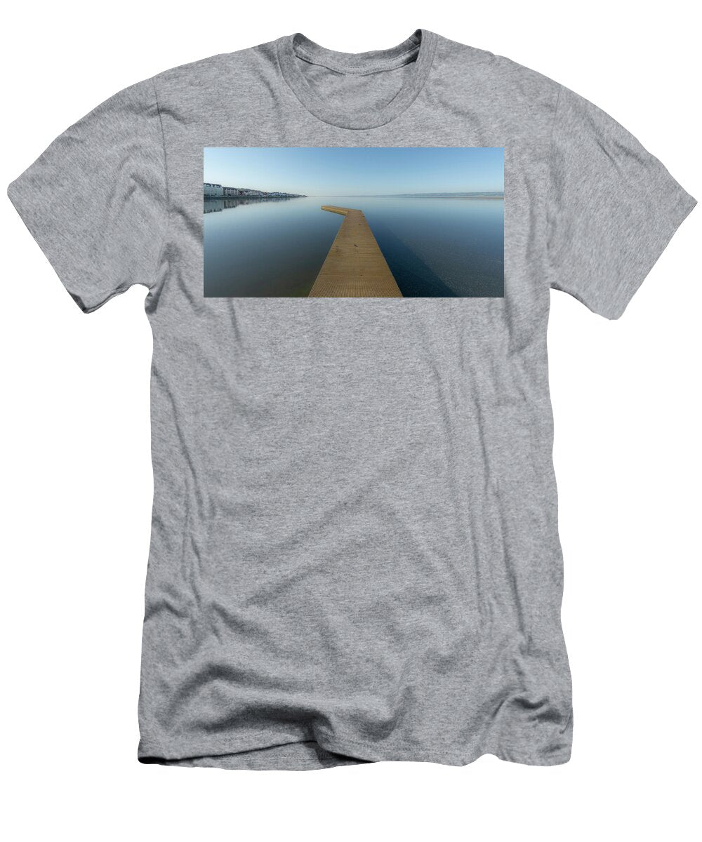 Serene Lakeside Pier Stuart Allen T-Shirt