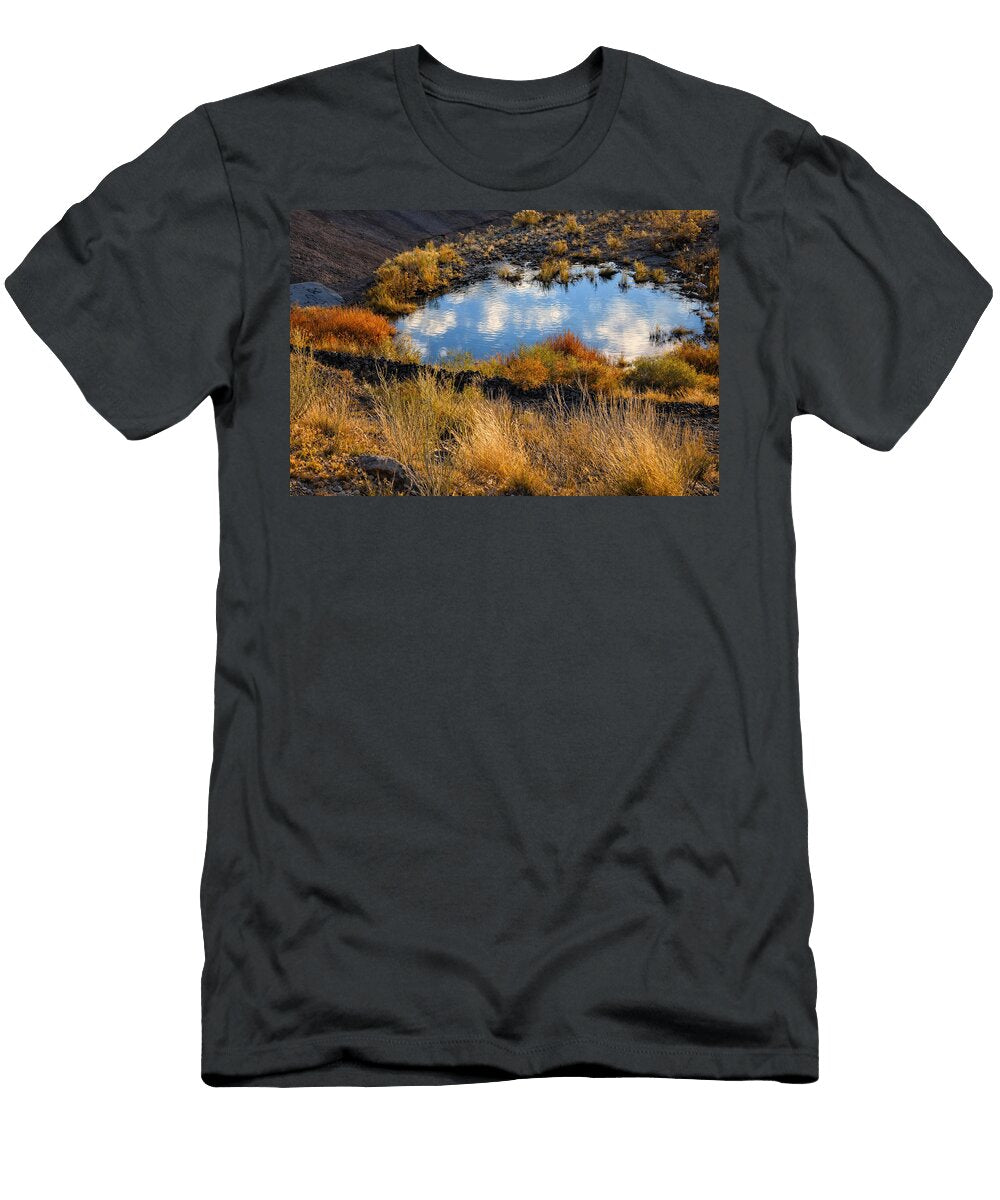 Serene Wilderness Reflection Pond Mario G Rivera T-Shirt