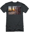 Setting Sun Behind the Tree Trunk Wayne Kirby T-Shirt