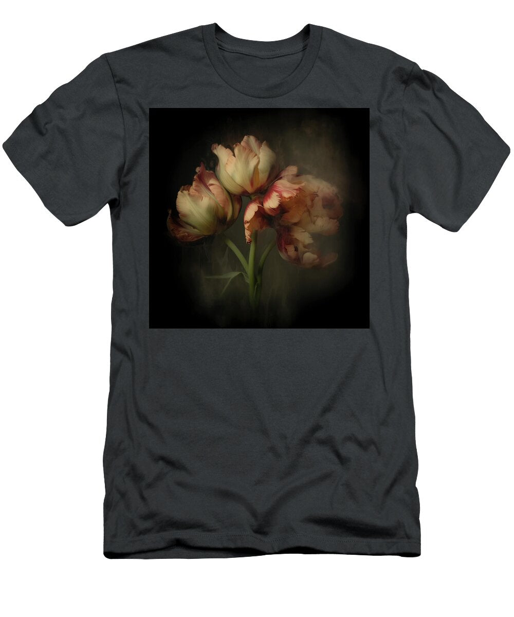 Several Tri Color Parrot Tulips Yo Pedro T-Shirt