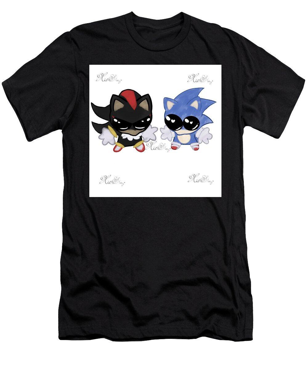 Shadow and Sonic Png Xicstarz T-Shirt