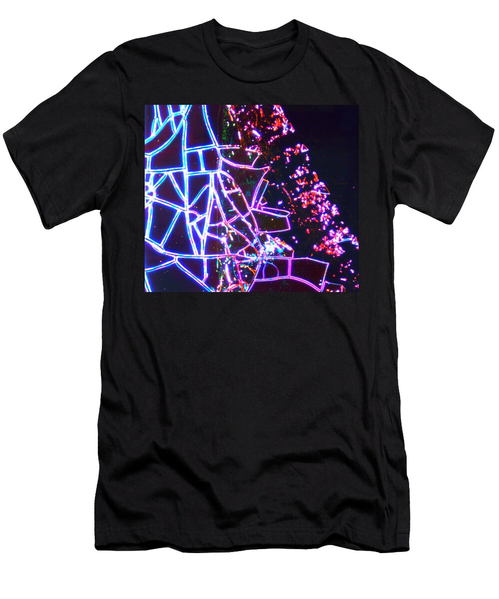Shattered Neon Art Fromact T-Shirt