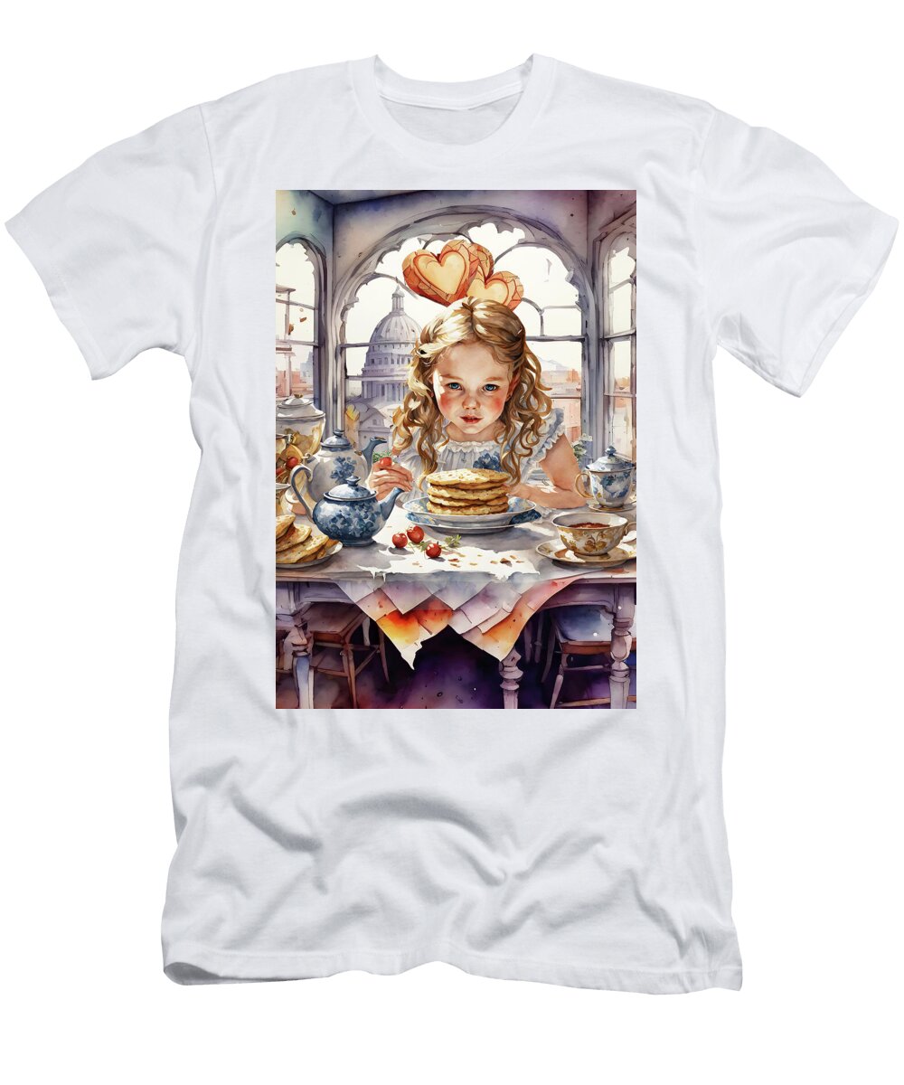 She Loves Her Sunday Breakfast Tammera Malicki Wong T-Shirt