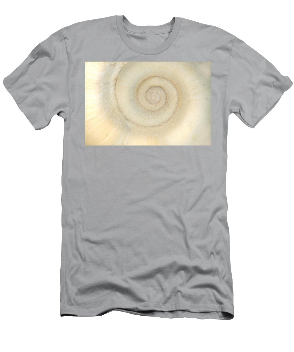 Shell Conchology White Spiral Mike Savad T-Shirt