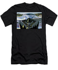 Shiney Chrome Reflection of an Ercoupe Propeller Spinner Wernher Krutein T-Shirt