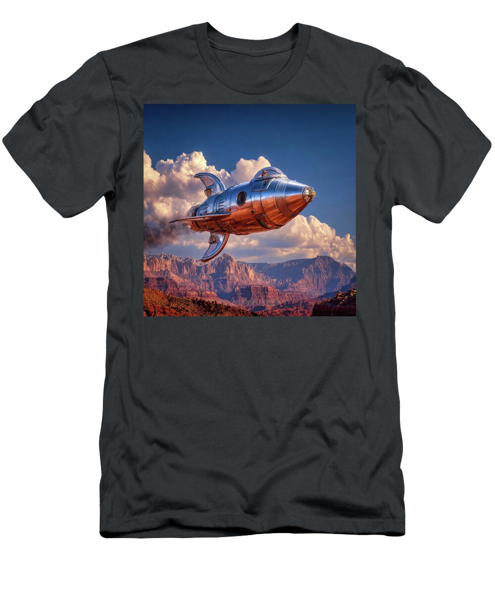 Shiny Retro Rocket Garry Gay T-Shirt
