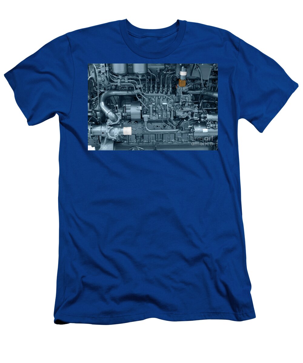 Ship Power Engine Close Detail Goce Risteski T-Shirt