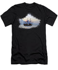 Ship Sailing Watercolor Doom Designs T-Shirt