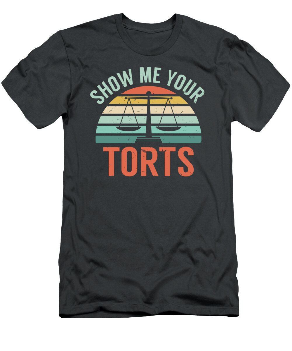 Show Me Your Torts Legal Pun Funny Lawyer and Attorney for Christmas Present Ludovd Taiba T-Shirt