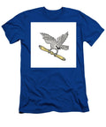 Shrike Clutching Propeller Blade Retro Aloysius Patrimonio T-Shirt