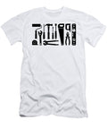 Silhouette of Various Hand Tools Joanna Redesiuk T-Shirt