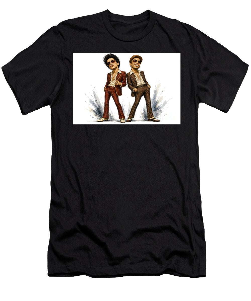 Silk Sonic Bruno and Anderson Paak Stephen Younts T-Shirt