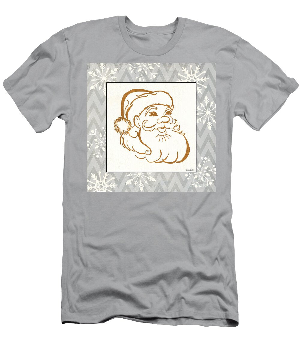 Silver and Gold Santa Debbie Dewitt T-Shirt
