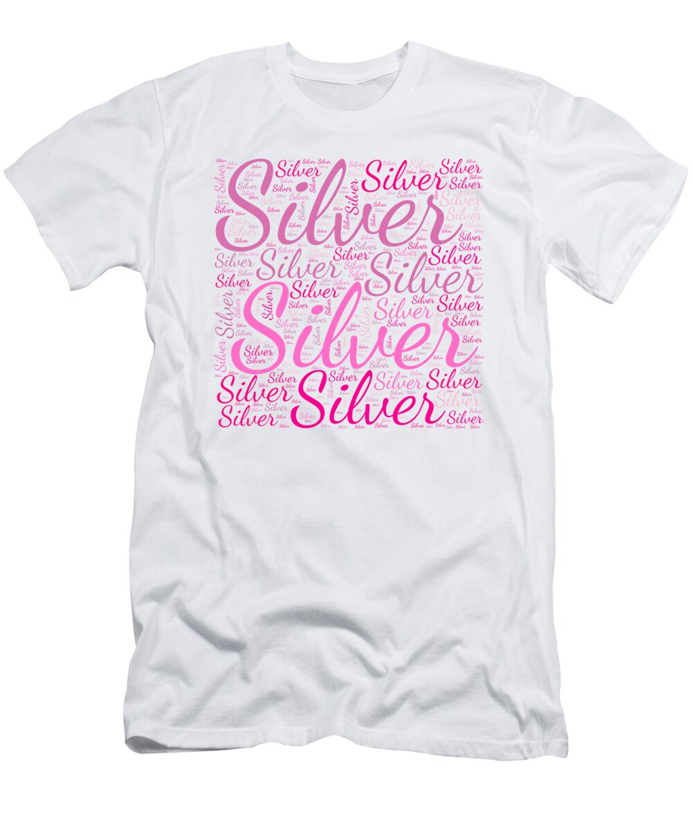 Silver Names Without Frontiers Vidddie Publyshd T-Shirt