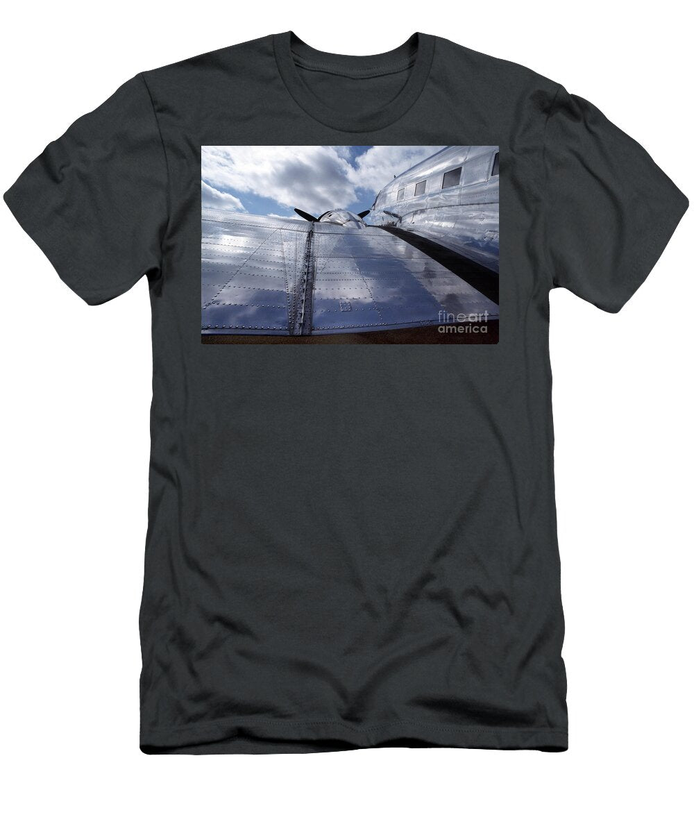 Silver Wings of a Douglas DC 3 Wernher Krutein T-Shirt
