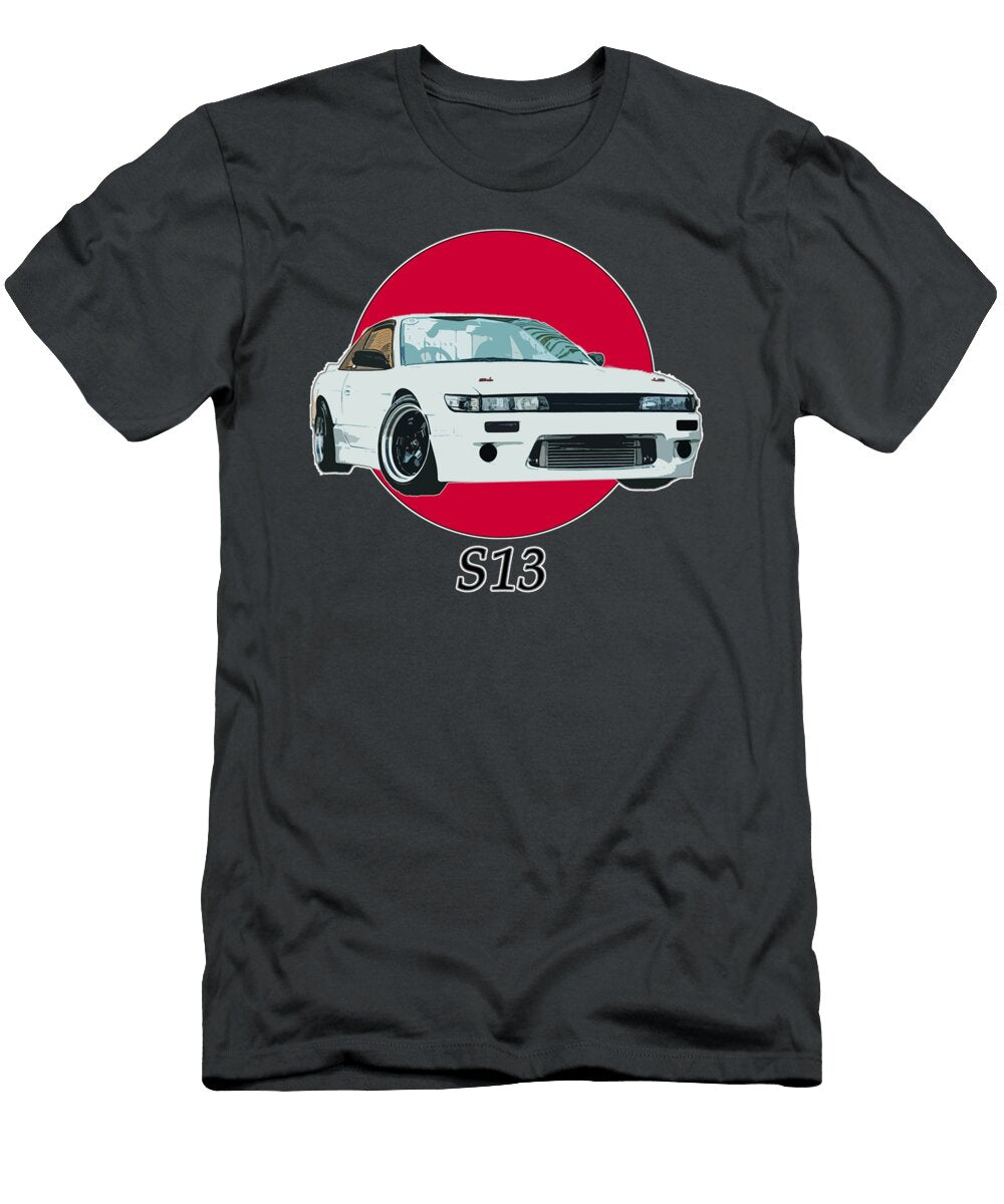 Silvia 90s Classic Jdm Drift Race Car S Chassis Mechanic 240 Mehmou Cece T-Shirt