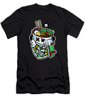 Skater Ramen Bowl Cartoon Noodle Character Wall Art Nabil Wazi T-Shirt