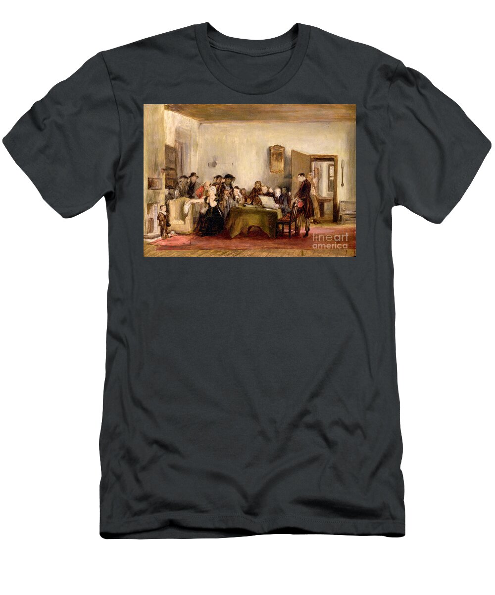 Sketch for the Reading of a Will C1820 David Wilkie T-Shirt