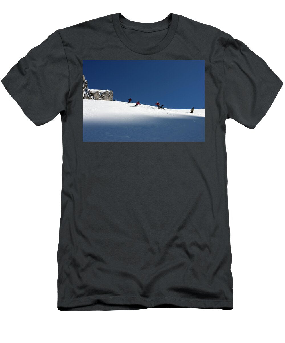 Ski Touring in Aravis Mario Colonel T-Shirt