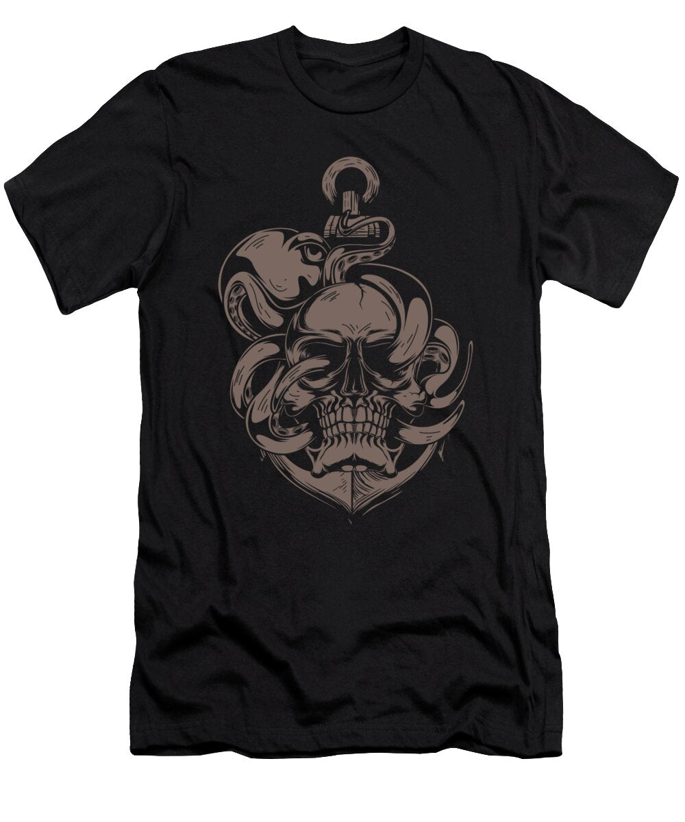 Skull and Octopus Heavy Metal Mister T-Shirt