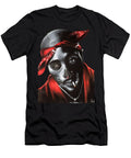 Skull Headed Tupac with Red Bandana By E Felix of Velvetifycom Jorge Terrones T-Shirt