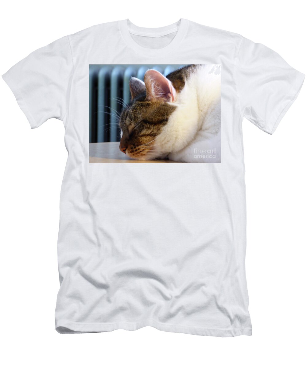 Sleeping Cat Leara Nicole Morris Clark T-Shirt